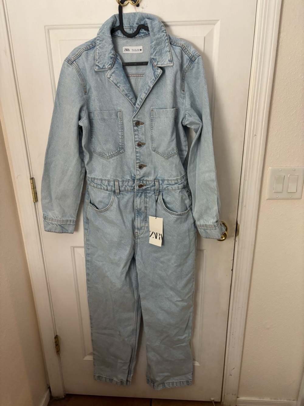 ZARA Light Blue Washed Denim Jacket